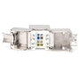 Digitus Módulo Keystone CAT 6 Apantallado Plano RJ45 Hembra-Hembra Plata