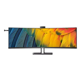 Philips Monitor B-Line 45B1U6900CH 45" Curvo 32:9 Dual QHD 5120x1440 VA USB-C 100W Webcam 5MP DisplayHDR 400 KVM Negro