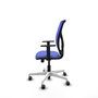 PIQUERAS Y CRESPO Silla de oficina Motilla con mecanismo Sincro/Traslack Azul