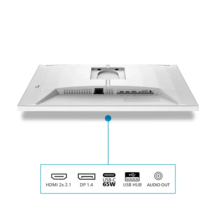 Monitor philips evnia 5000 27" 3840 x 2160 pixeles 4k ultra hd lcd blanco