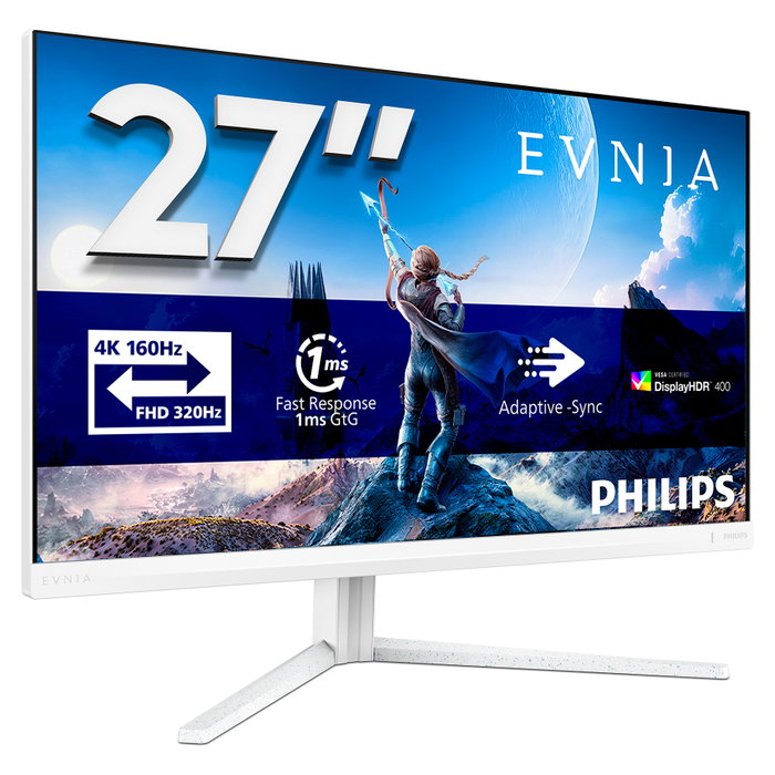 Philips 27M2N5901A/00 Evnia 5000 Monitor Gaming 27'' 4K 320Hz Blanco
