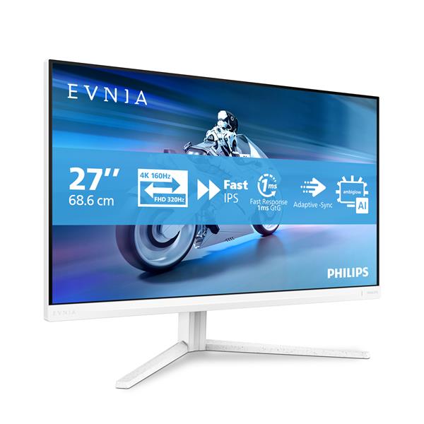 Philips Evnia 5000 Monitor 27" 4K Ultra HD LCD Blanco 3840x2160