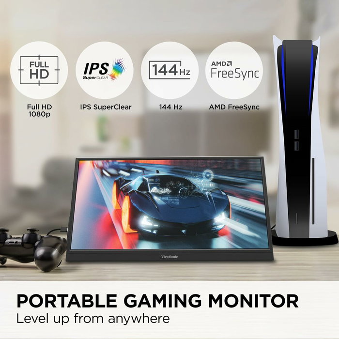 ViewSonic VX1654 Monitor Portátil 15.6 IPS FHD Negro ViewSonic VX1654 Monitor Portátil 15.6 IPS FHD Negro