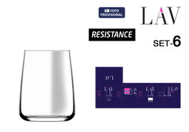 LAV Set de 6 vasos SOLEA de 360cc