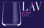 LAV Set de 6 vasos SOLEA de 360cc