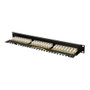 Extralink Patchpanel CAT6 STP V2 de 24 Puertos Negro