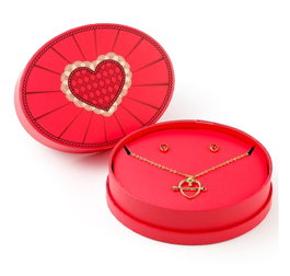 The Carat Shop Harry Potter Set de regalo de collar y pendientes Amortentia