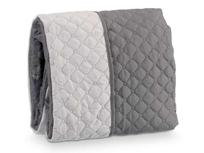 GIFTDECOR Cubre sofá acolchado 2 plazas Gris