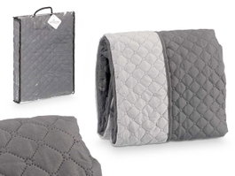 GIFTDECOR Cubre sofá acolchado 2 plazas Gris