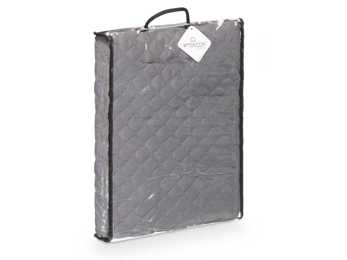 GIFTDECOR Cubre sofá acolchado 2 plazas Gris