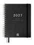 Finocam Agenda Tempus Espiral 16 Meses 2026-2027 Negro