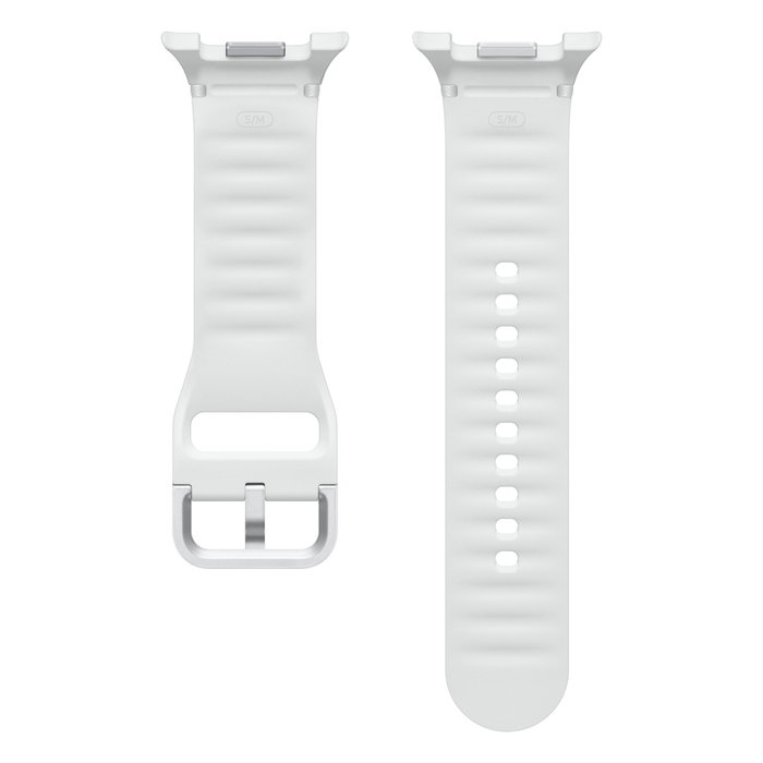 Samsung Galaxy Watch8 Classic Correa Deportiva ET-SNL32SWEGEU - Caucho Blanco, Tamaño S/M para Samsung Sport(S/M) fr