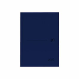 OXFORD Agenda Anual 2027 Minimal Tapa Acolchada A5 Azul