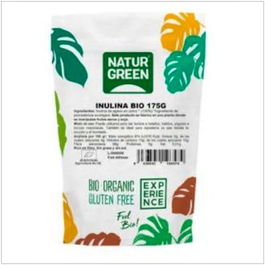 NATURGREEN Inulina Fibra Soluble 175Gr. Bio Sg - Fibra Soluble Orgánica, Vegana, Sin Gluten