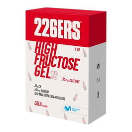 226ERS 226Ers Estuche 8Ud High Fructose Gel 44Gr Caffeine Cola 55Mg