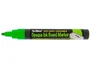 Artline EPD-4 Rotulador para Pizarra, Punta Redonda 2 mm, Color Verde Fluorescente, Tinta Opaca, Borrable