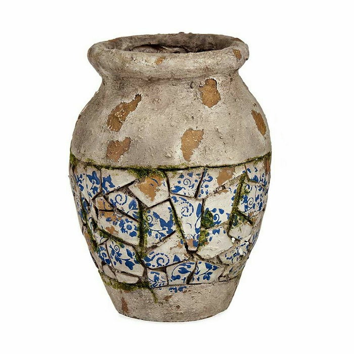 Figura Decorativa para Jardín Ibergarden Poliresina Jarrón 25 x 32,5 x 25 cm (2 Unidades)