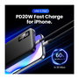 Ugreen 25742 Powerbank Carga Rápida 10000 mAh, Negro - 20W USB Power Delivery 3.0, Quick Charge 3.0, Dual Puerto USB-A y USB-C, Pantalla LED, Batería de Ión de Litio