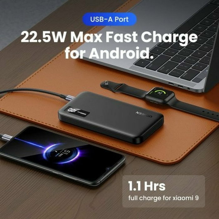 UGREEN Powerbank 25742 de 10000 mAh Negro