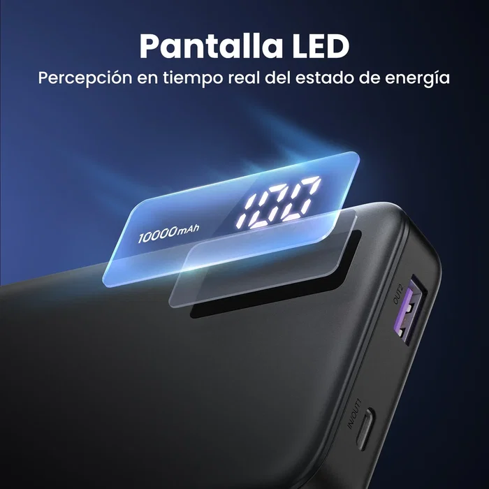 UGREEN Power Bank 25742 de 10000 mAh Negro UGREEN Power Bank 25742 de 10000 mAh Negro