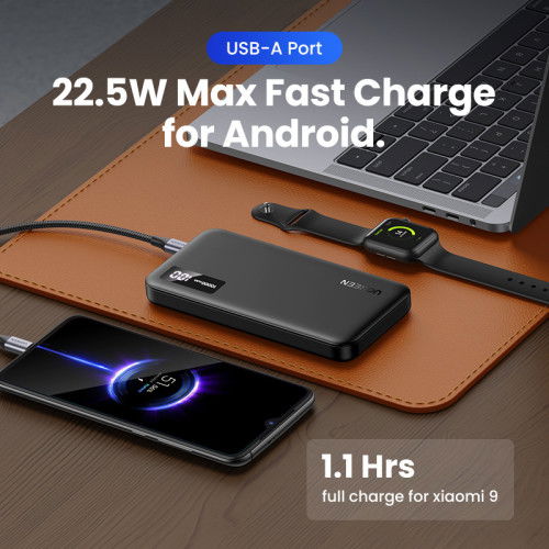 UGREEN UG25742 Batería Externa Power Bank Ión de Litio 10000 mAh Carga Rápida Negro