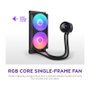 NZXT Kraken Plus 240 RGB con pantalla LCD de 1,54 pulgadas y ventiladores RGB - Negro