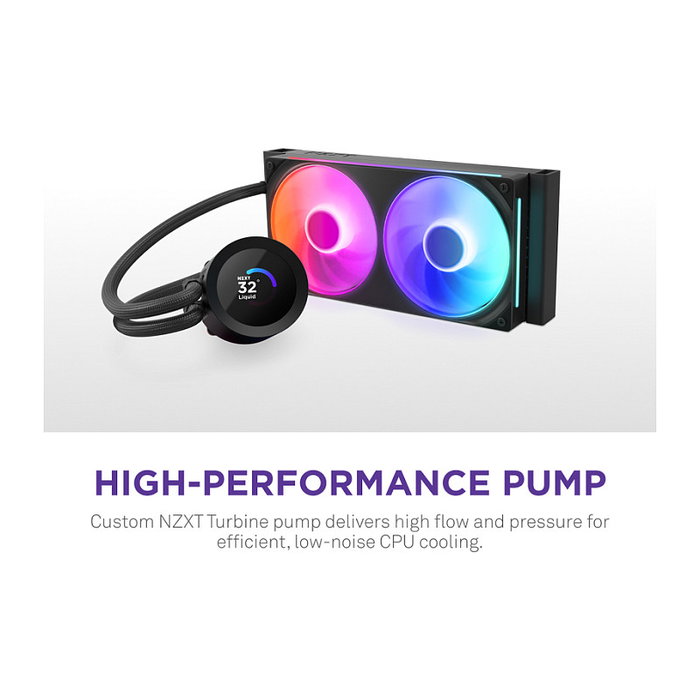 NZXT Kraken Plus 240 RGB con pantalla LCD de 1,54 pulgadas y ventiladores RGB - Negro NZXT Kraken Plus 240 RGB con pantalla LCD de 1,54 pulgadas y ventiladores RGB - Negro