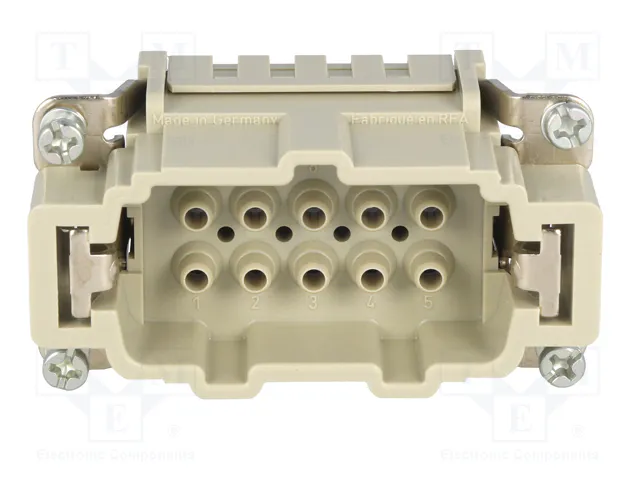 HARTING Han E® Plantilla de Contacto Macho 16A 500V 10+PE