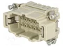 HARTING Han E® Plantilla de Contacto Macho 16A 500V 10+PE
