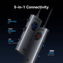 Vention Docking Station 8K 5 en 1 USB-C Gris TQXHB