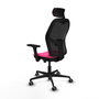 PIQUERAS Y CRESPO Silla de oficina Jorquera Rosa con Mecanismo Sincro/Traslack