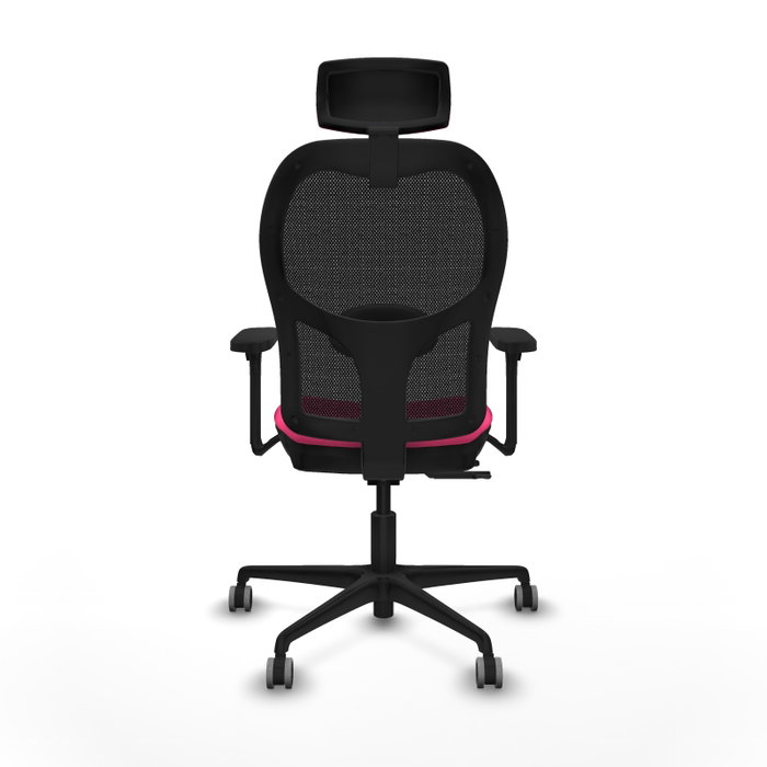 PIQUERAS Y CRESPO Silla de oficina Jorquera Rosa con Mecanismo Sincro/Traslack