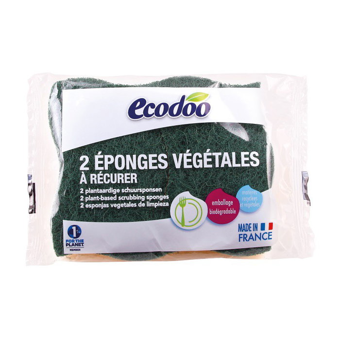 ECODOO Estropajo Esponja Vegetal 2ud.