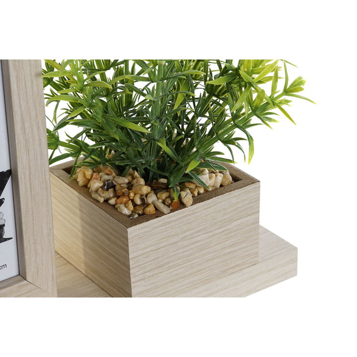 DKD Home Decor Marco de Foto 10x15 Natural con Detalles de Planta DKD Home Decor Marco de Foto 10x15 Natural con Detalles de Planta