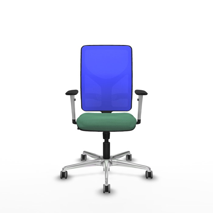 PIQUERAS Y CRESPO Silla de oficina Motilla con mecanismo Sincro, Verde esmeralda y Azul PIQUERAS Y CRESPO Silla de oficina Motilla con mecanismo Sincro, Verde esmeralda y Azul