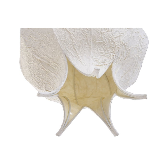 DKD Home Decor Lámpara de Techo de Papel y Acero 35,5x35,5x28,5 cm