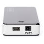 Digitus Concentrador USB 2.0 de 7 Puertos, Negro y Plata, 480 Mbit/s