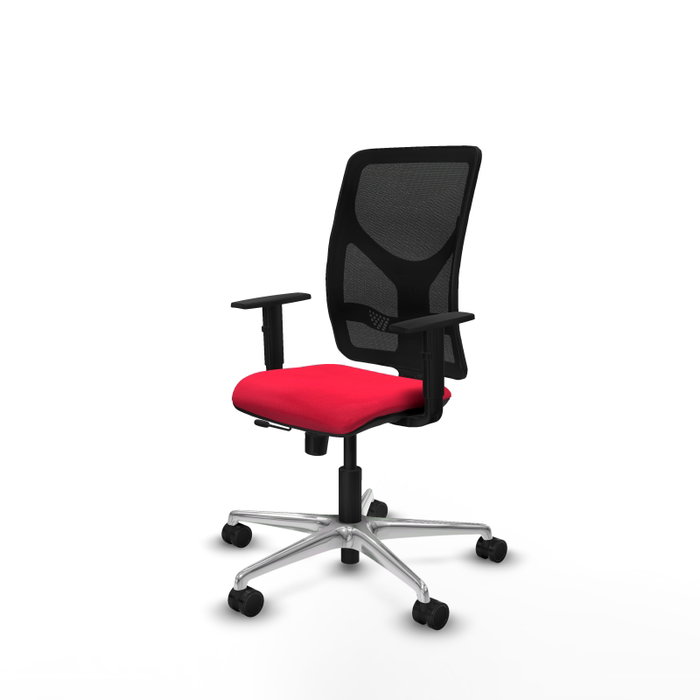 PIQUERAS Y CRESPO Silla de oficina Motilla con mecanismo Sincro/Traslack, Rojo y Negro PIQUERAS Y CRESPO Silla de oficina Motilla con mecanismo Sincro/Traslack, Rojo y Negro