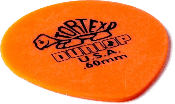 Dunlop Pack 72 Púas Tortex Teardrop Rojo 0,60 mm para Guitarra y Bajo