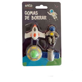 Inca Gomas de Borrar Espacio Lote 4 Piezas
