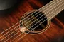 LAG Guitarra Acústica Nylon Auditorium Black & Brown Satinada Abeto Engelmann Macizo