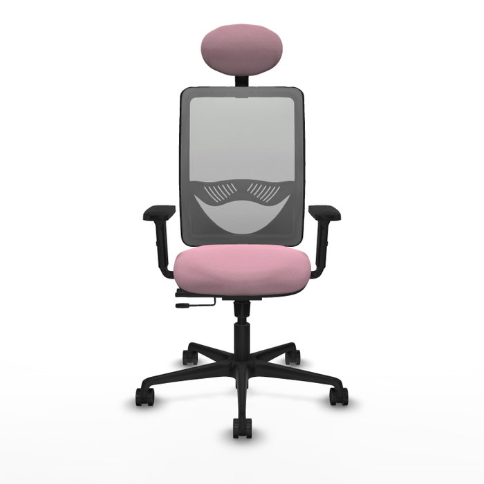 PIQUERAS Y CRESPO Silla de oficina Zulema Rosa y Gris PIQUERAS Y CRESPO Silla de oficina Zulema Rosa y Gris