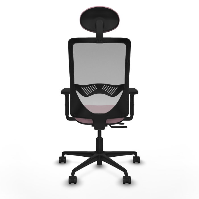 PIQUERAS Y CRESPO Silla de oficina Zulema Rosa y Gris PIQUERAS Y CRESPO Silla de oficina Zulema Rosa y Gris