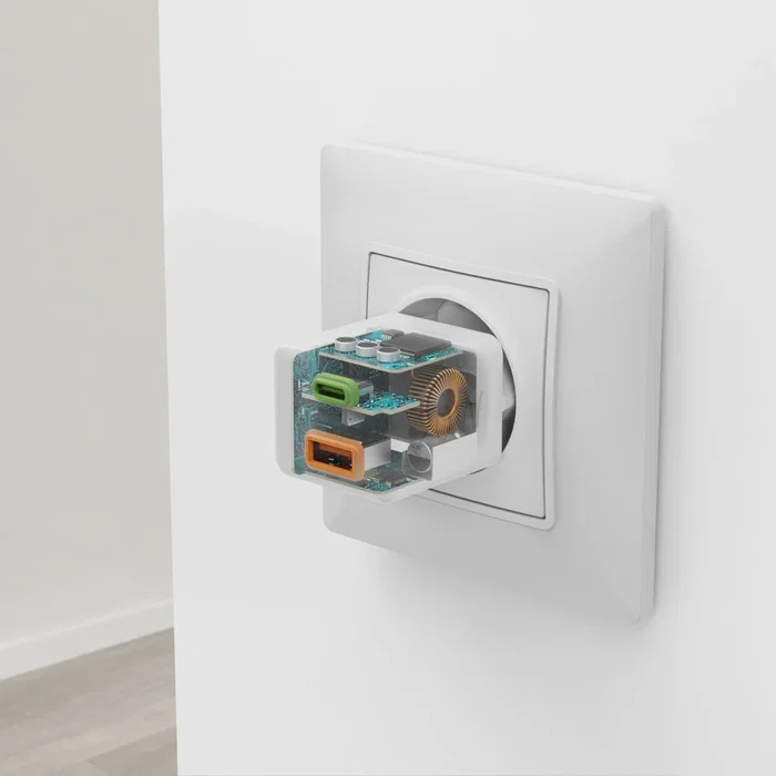 Hama Cargador USB Rápido Doble Puerto 30W PD QC 3.0 Blanco Compacto (00201992) - Smartphone, Tablet, AirPods, Universal