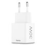 Hama Cargador de Dispositivo Móvil 30W PD/QC Blanco
