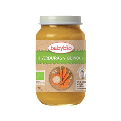 BABYBIO Potito de Verduras y Quinoa 8 meses 200g BABYBIO Potito de Verduras y Quinoa 8 meses 200g
