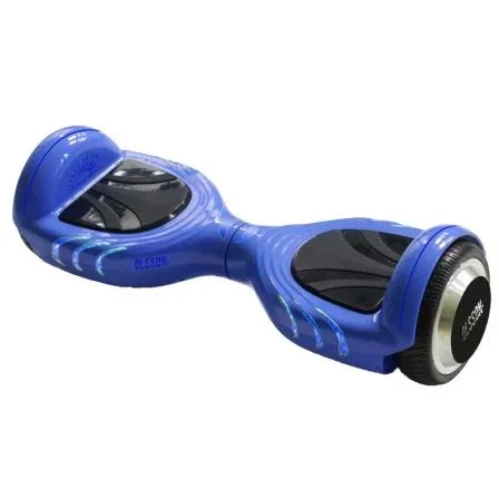 MONOPATIN ELECTRICO HOVERBOARD OLSSON UPWAY SPACE AZUL - LLANTAS 6.5"/16.5CM - 2 MOTORES 250W - BLUETOOTH - ALTAVOZ - 10KM/H - BAT 4000