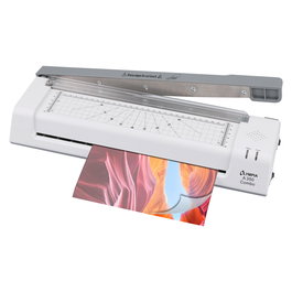 Olympia A 350 Combo DIN A3 Laminadora en frío/caliente con cortador de palanca - Modelo 3130, 33 cm, 250 mm/min