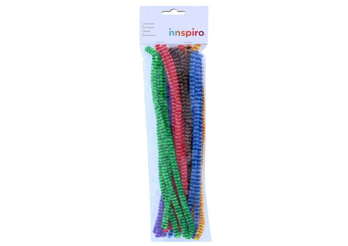 Innspiro Limpiapipas Chenilla Mix Colores 8mm x 30cm (25 unidades)