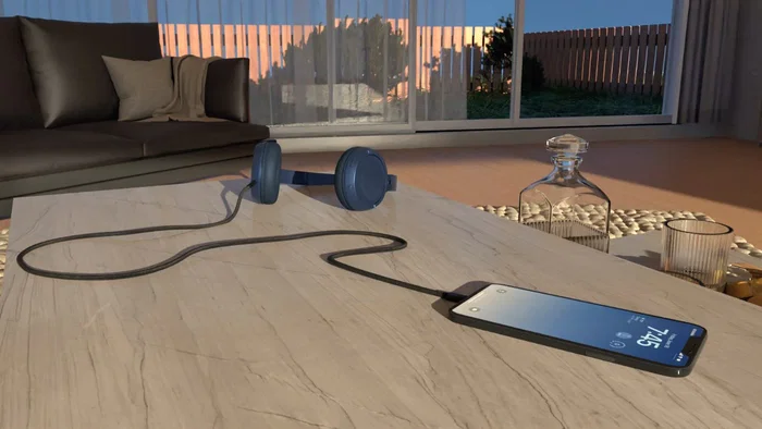 Gembird Cable Adaptador de Audio USB-C (Tipo C) a 3.5 mm Jack Auxiliar CCA-CM3.5M-1.5M, 1.5 metros, Negro